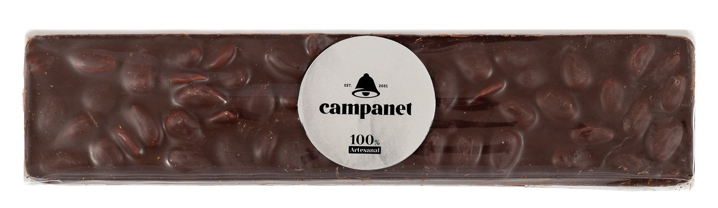 Turrón de Chocolate Puro con Almendras 210g