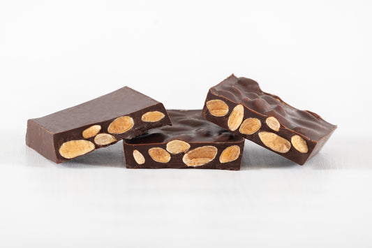 Turrón de Chocolate Puro con Almendras 210g